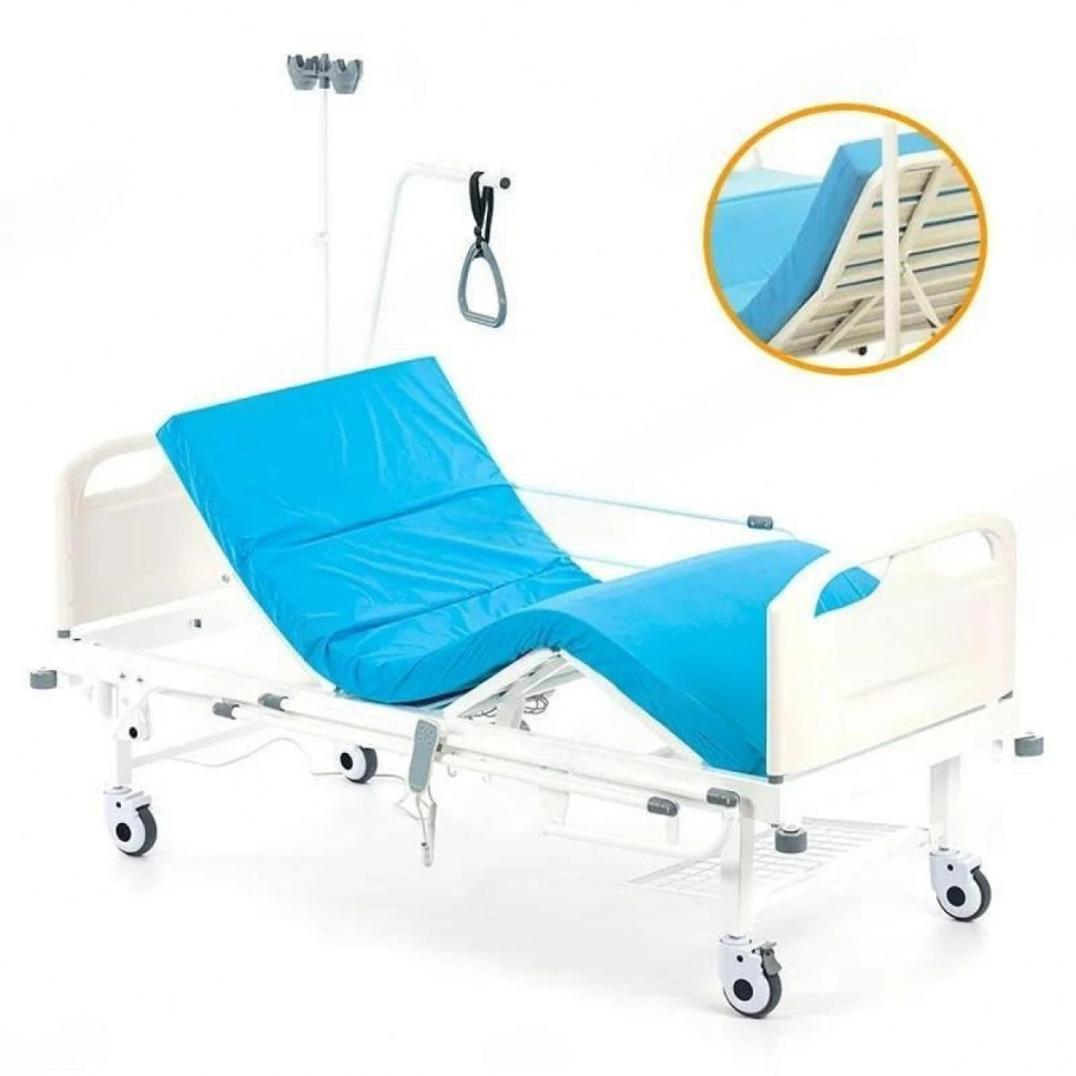 Кровать медицинская MET DELTA-7 (5+) RF 5-секционная функциональная с изломом спинной секции (18138) Кровать медицинская MET DELTA-7 (5+) RF 5-секционная функциональная с изломом спинной секции (18138)