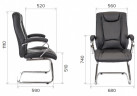 Кресло Everprof King CF Экокожа Черный (EC-370 PU CF Black)